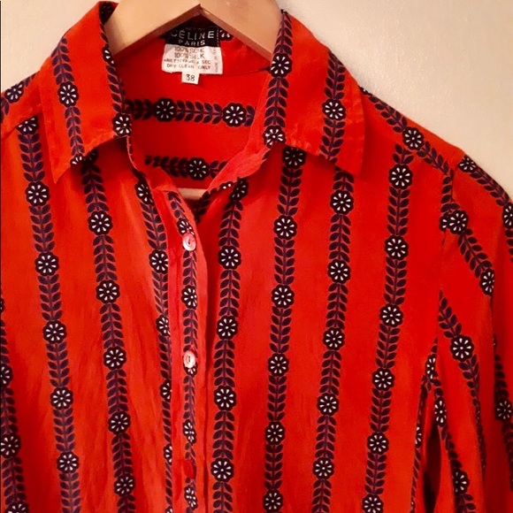 Vintage Silk Celine Top - Picture 2 of 4